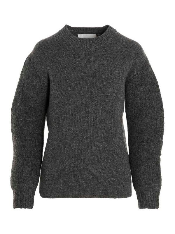 Jil Sander Pull Col Rond - Gris