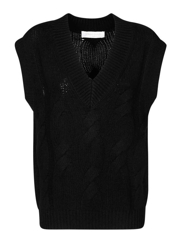Girocollo Pull Col Rond - Noir