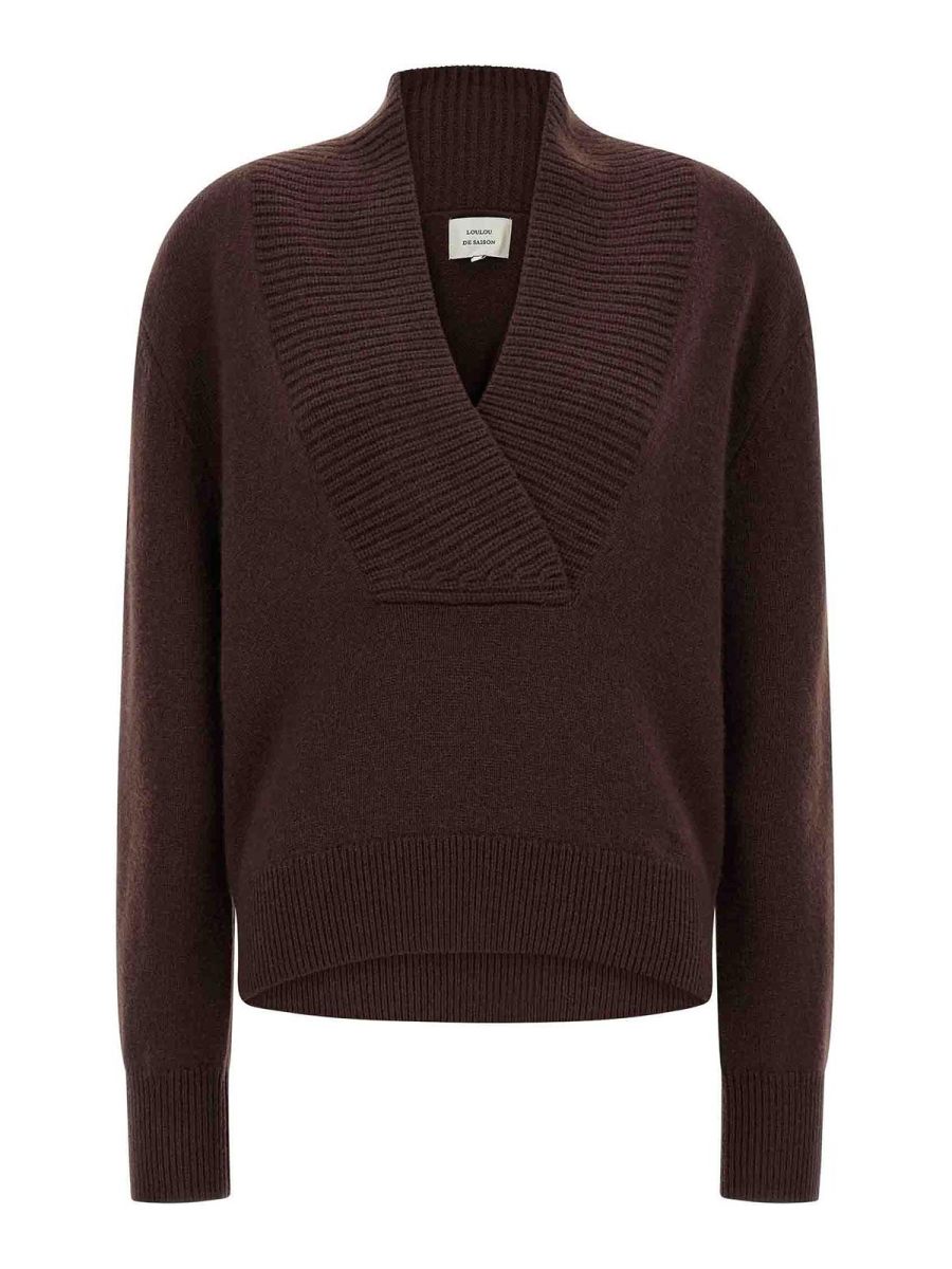 Loulou Studio Cardigan - Marron