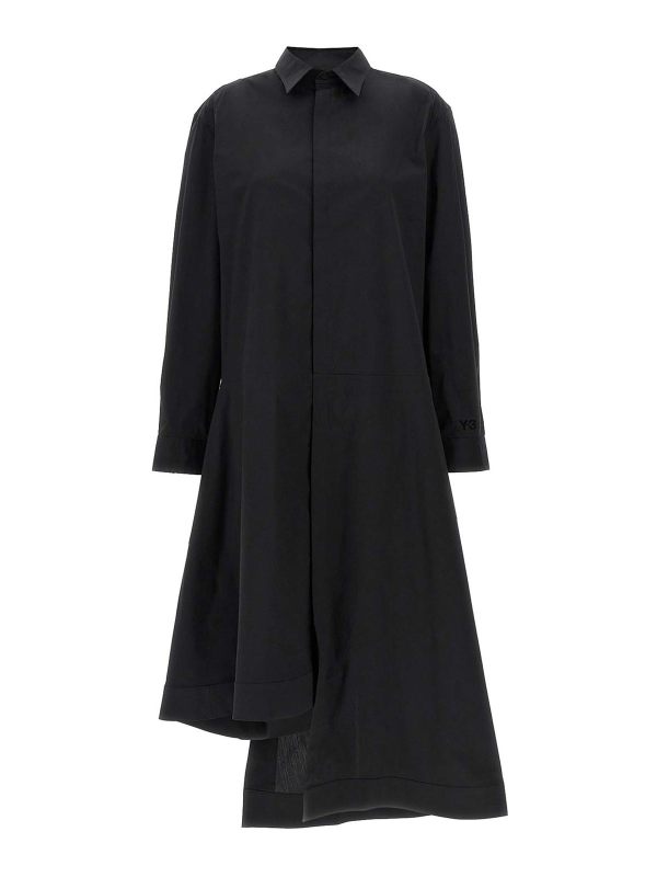 Y-3 Robe Au Genou - Noir