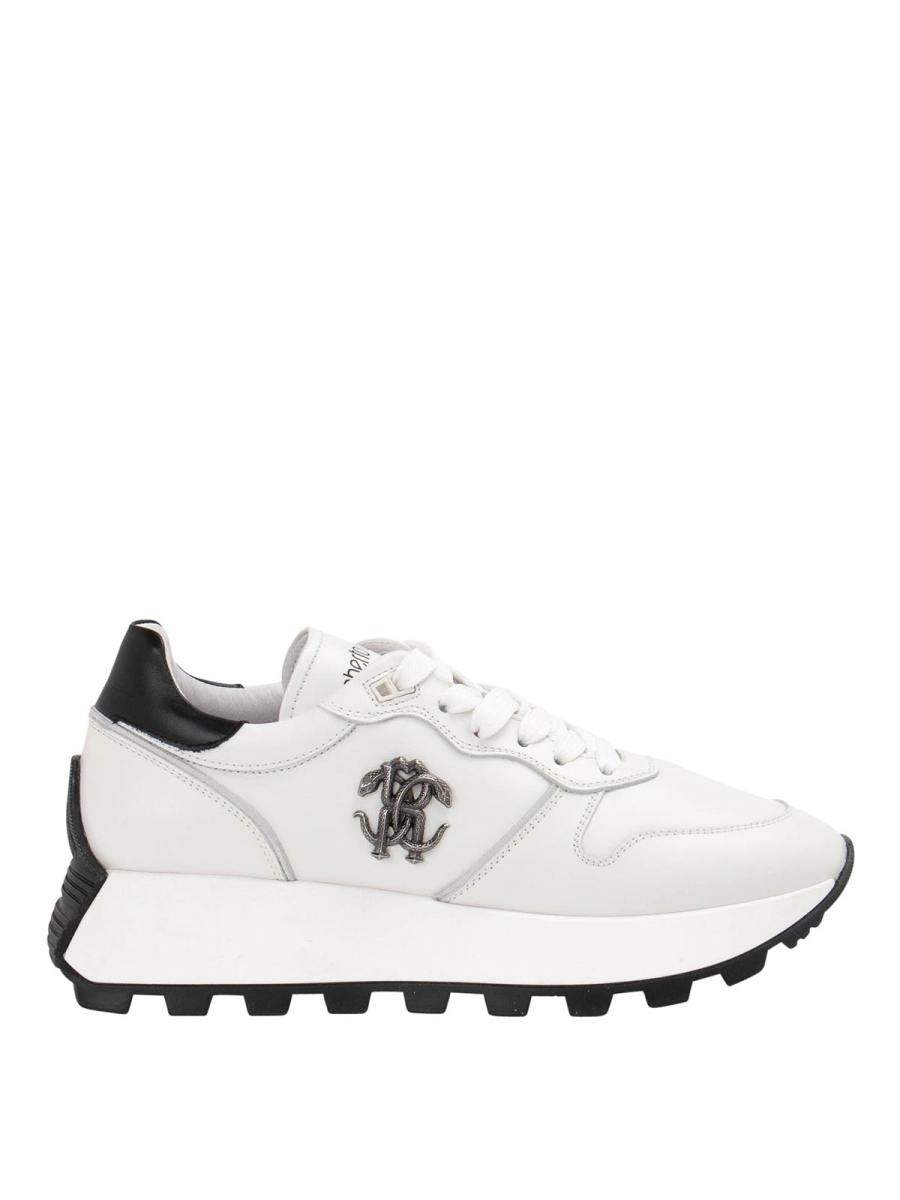 Roberto Cavalli Baskets - Blanc