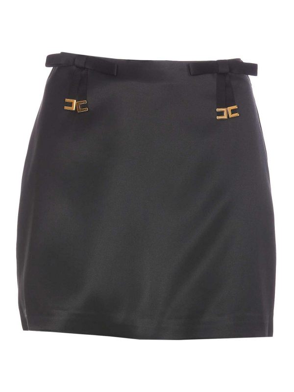 Elisabetta Franchi Jupe Midi - Noir