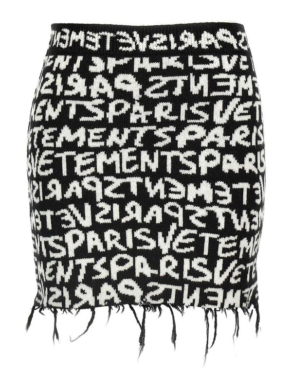 Vetements Jupe Midi - Blanc
