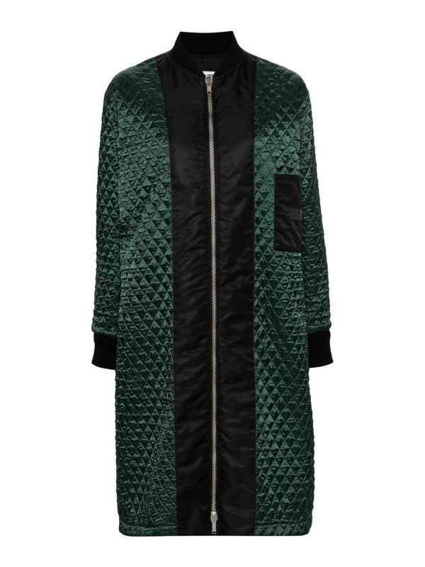 MM6 Maison Margiela Manteau Court - Vert