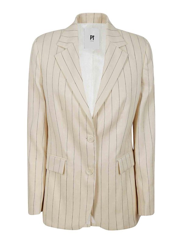 Pt Torino Veste Casual - Crème