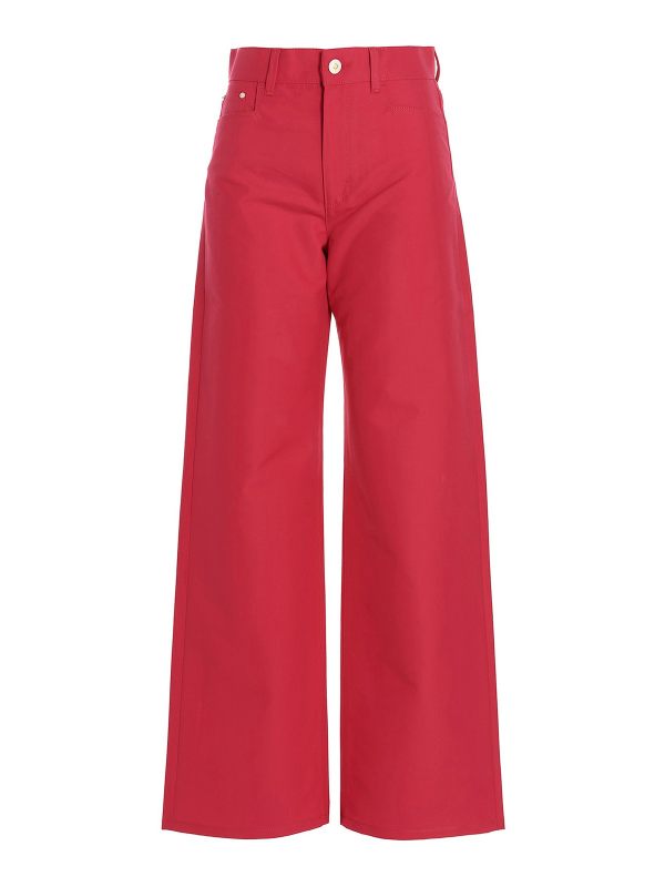 Wandler Pantalons Décontractés - Fuchsia