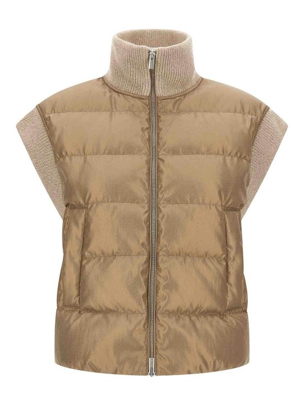 Peserico Gilet - Beige