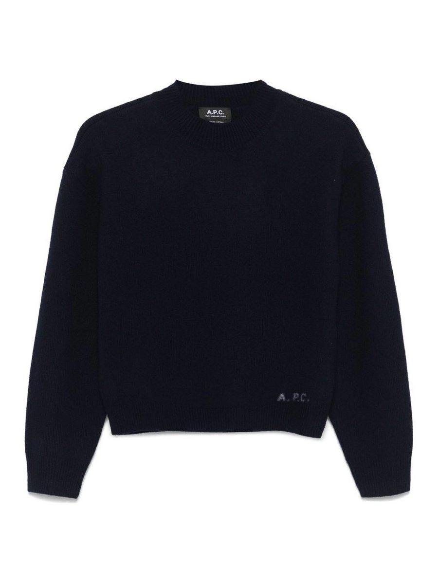 A. P.C. Pull Col Bateau - Bleu