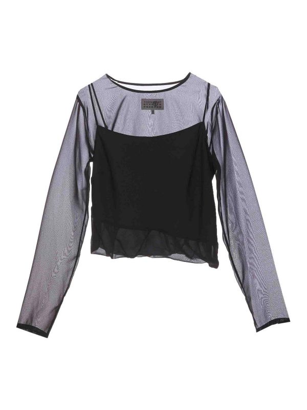 MM6 Maison Margiela Top - Noir