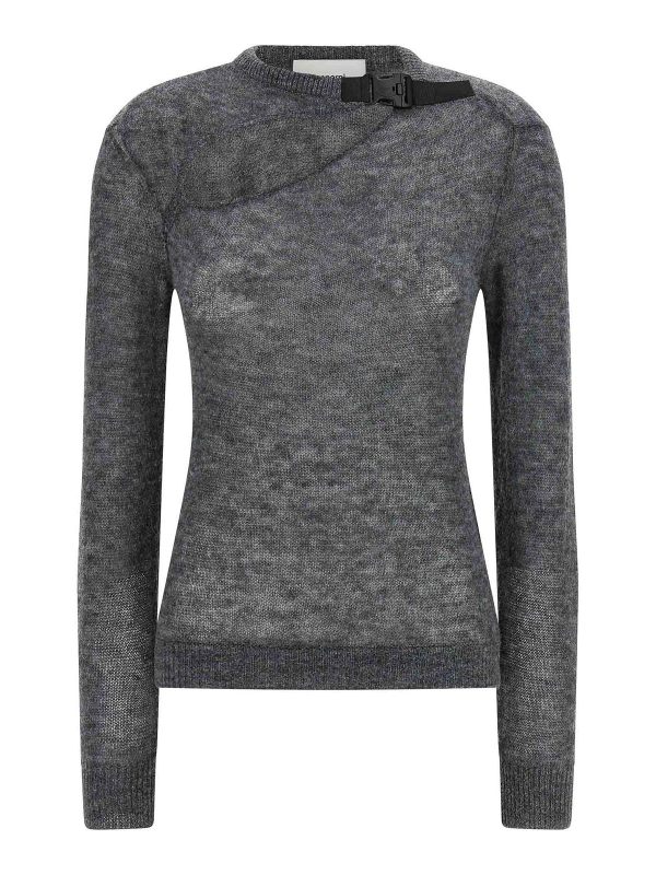 Coperni Pull Col Rond - Gris