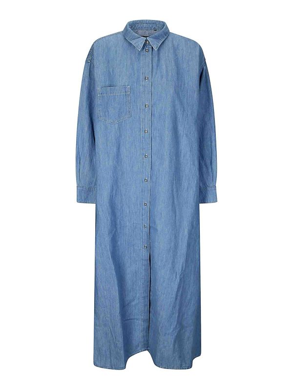 7 For All Mankind Maxi Robe - Denim