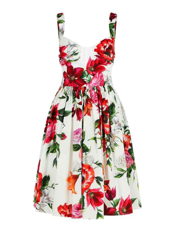 Dolce & Gabbana Robe Courte - Blanc