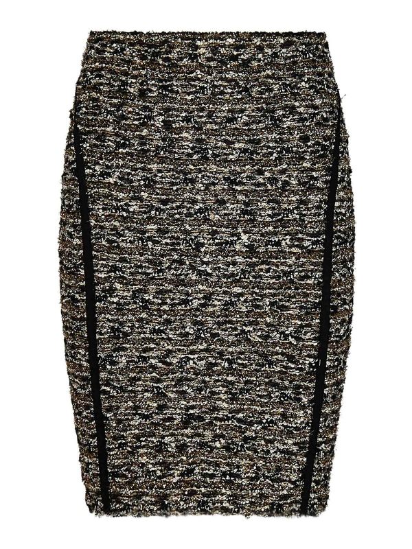 Balmain Jupe Midi - Noir