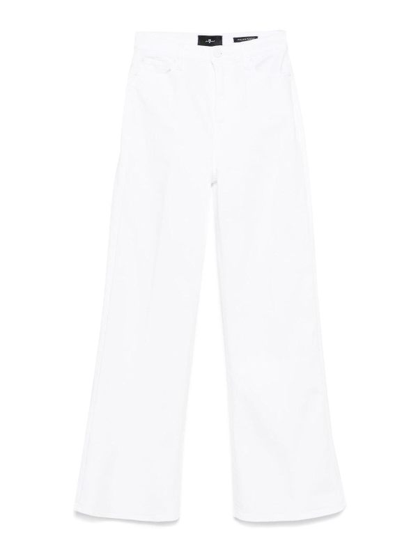 7 For All Mankind Jean Bootcut - Blanc