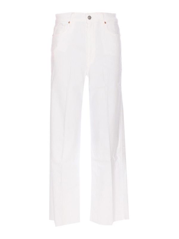Paige Jean Bootcut - Blanc