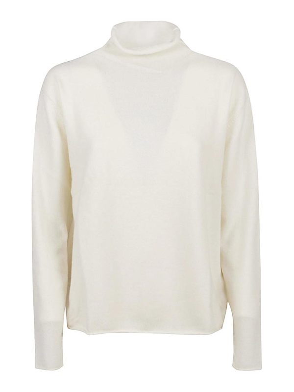 Lisa Yang Pull Col Roulé - Beige