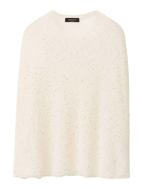 Fabiana Filippi Pull Col Rond - Blanc