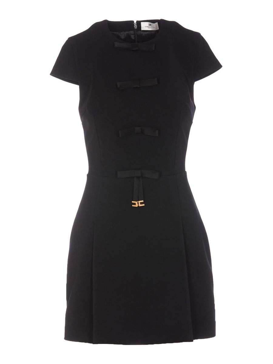 Elisabetta Franchi Robe Courte - Noir
