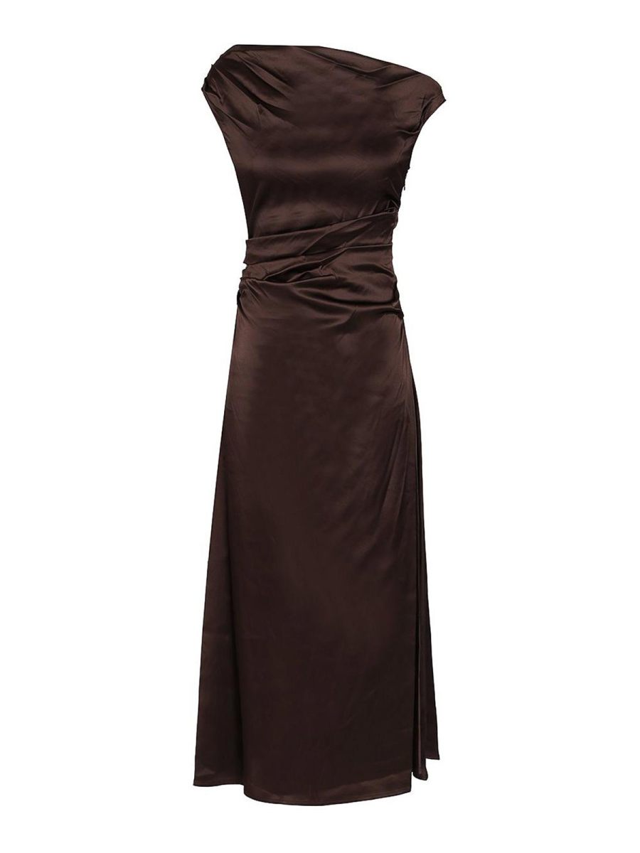 Staud Maxi Robe - Marron