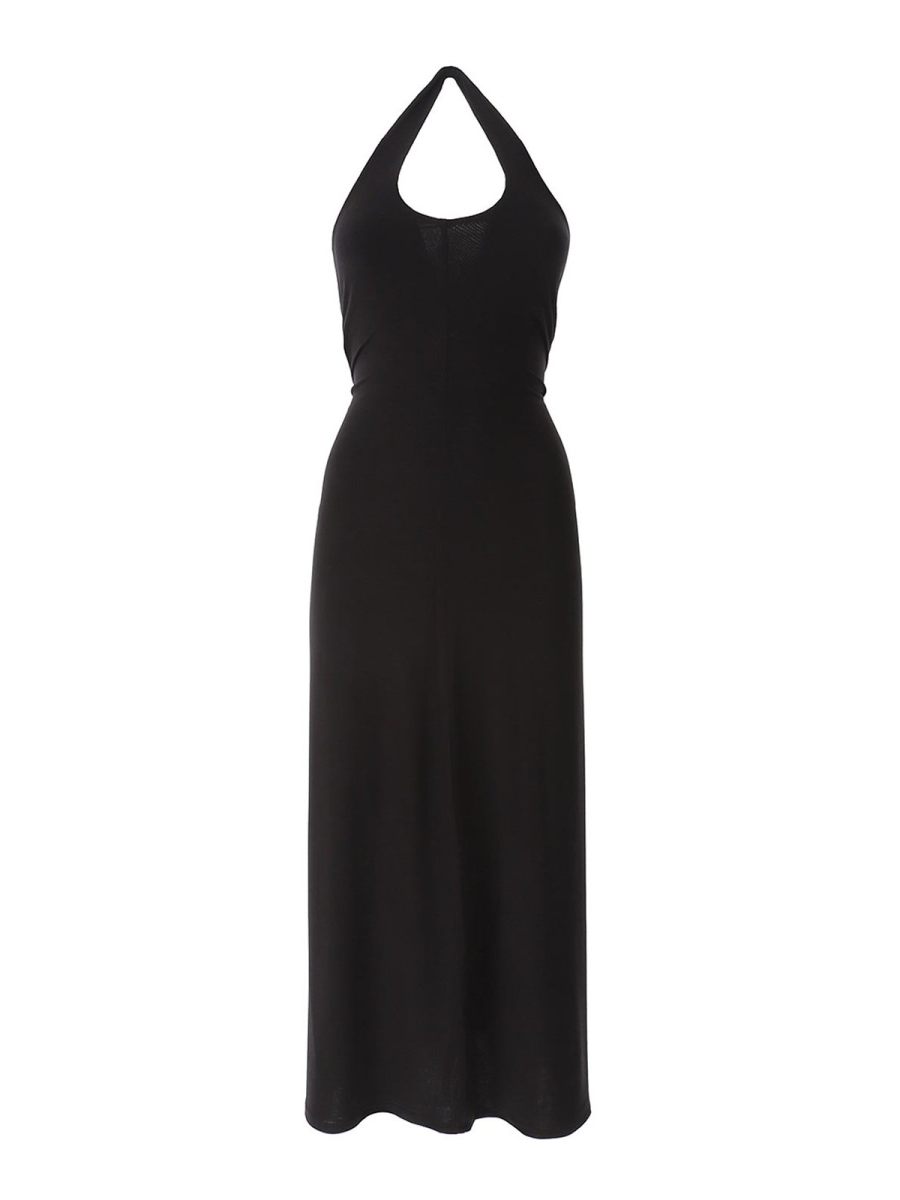 Karl Lagerfeld Maxi Robe - Noir