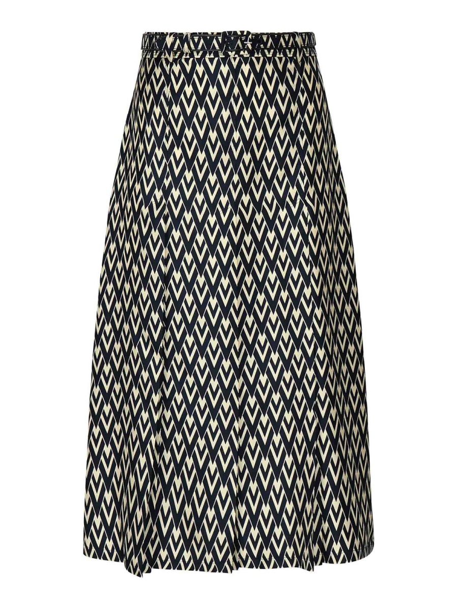 Valentino Garavani Jupe Midi - Crème