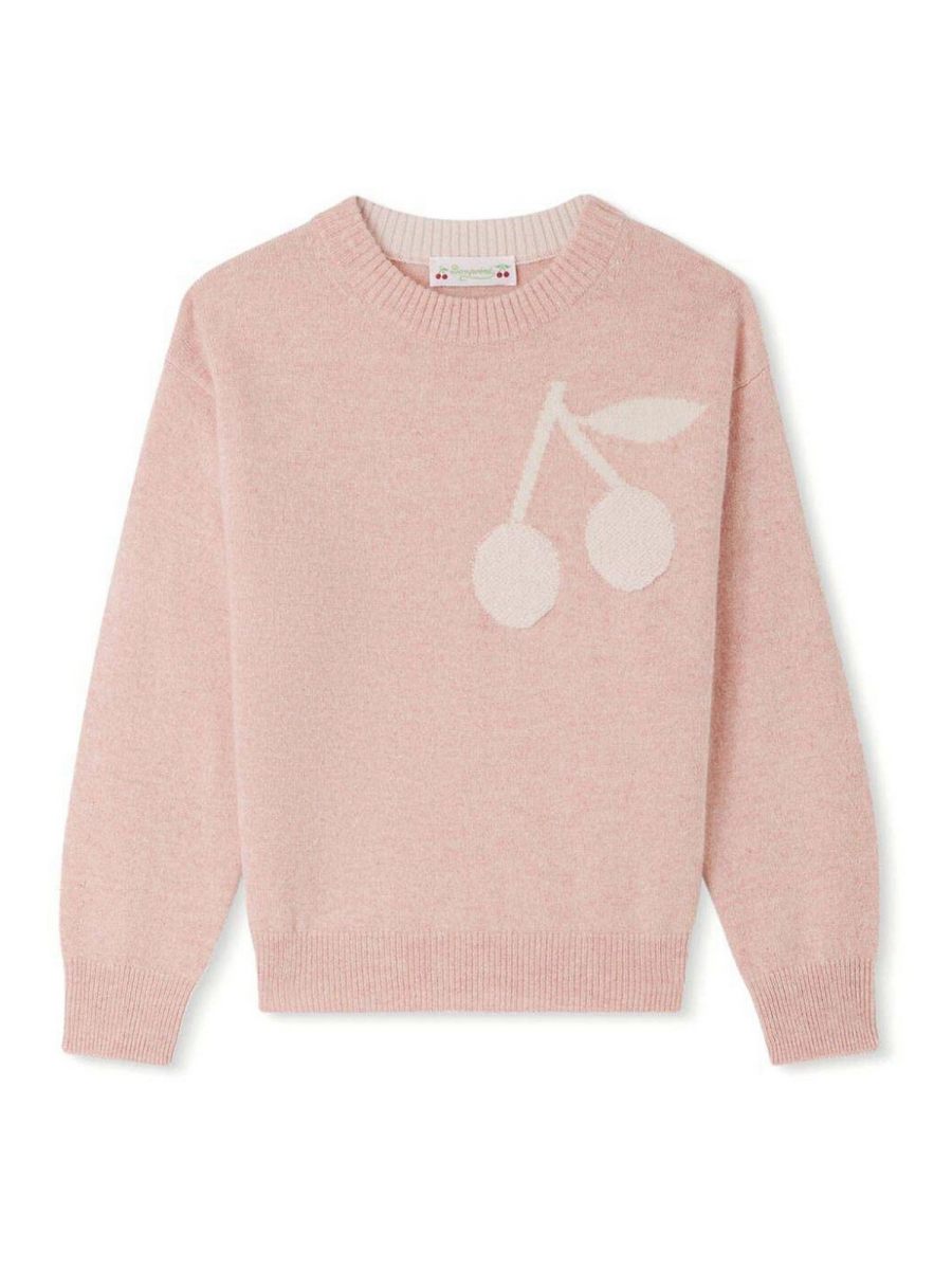 Bonpoint Pull Col Rond - Rose