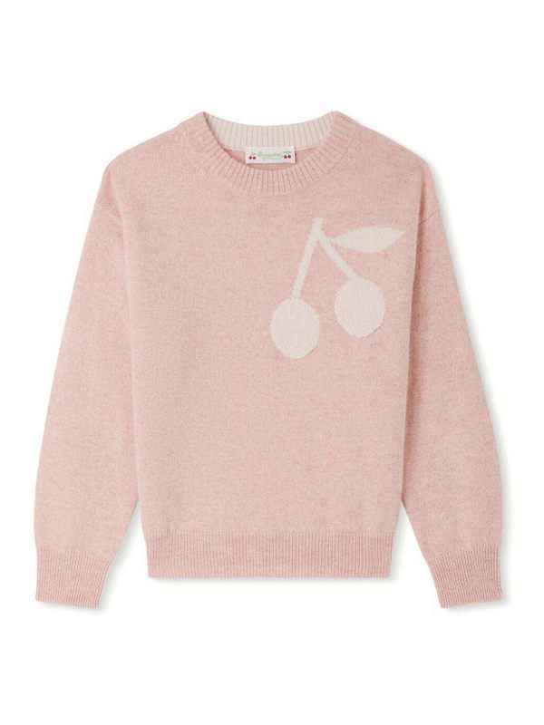Bonpoint Pull Col Rond - Rose
