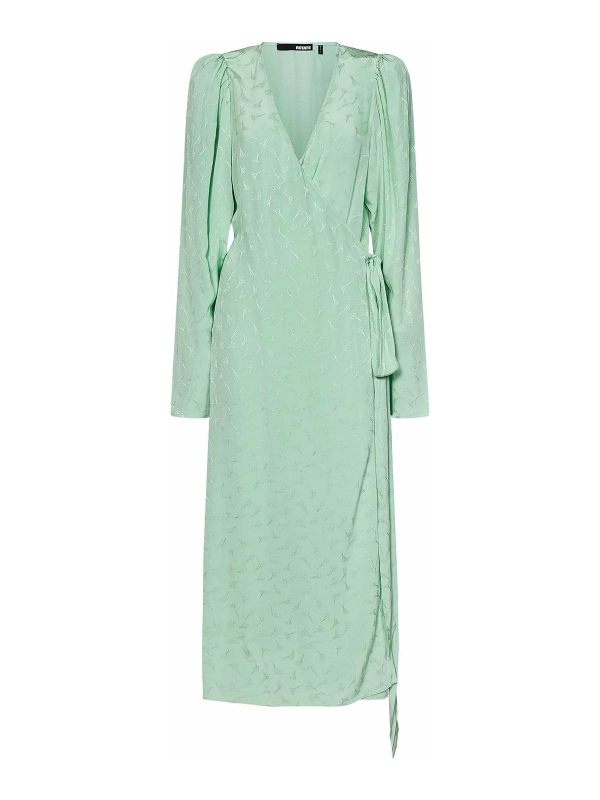 Rotate Birger Christensen Maxi Robe - Vert