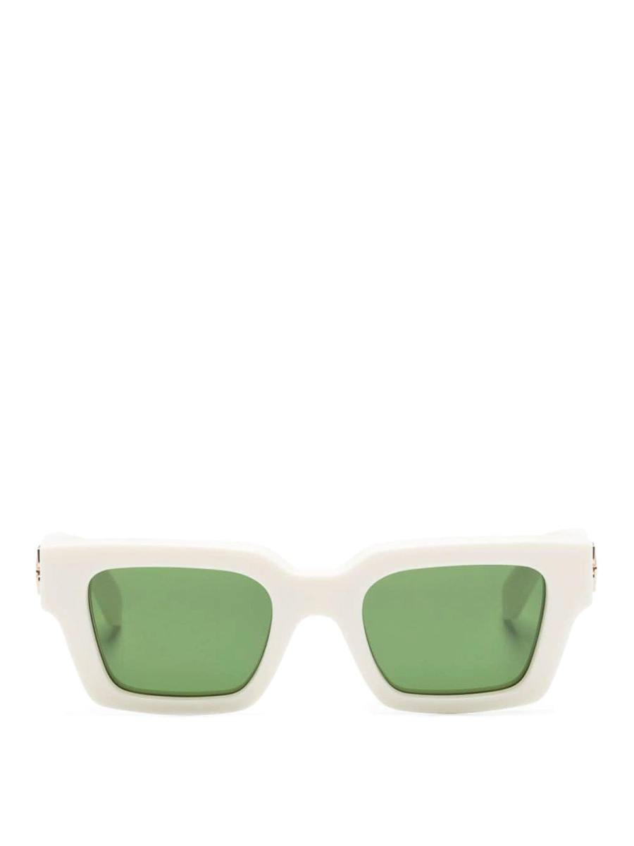 Off-White Lunettes De Soleil - Crème