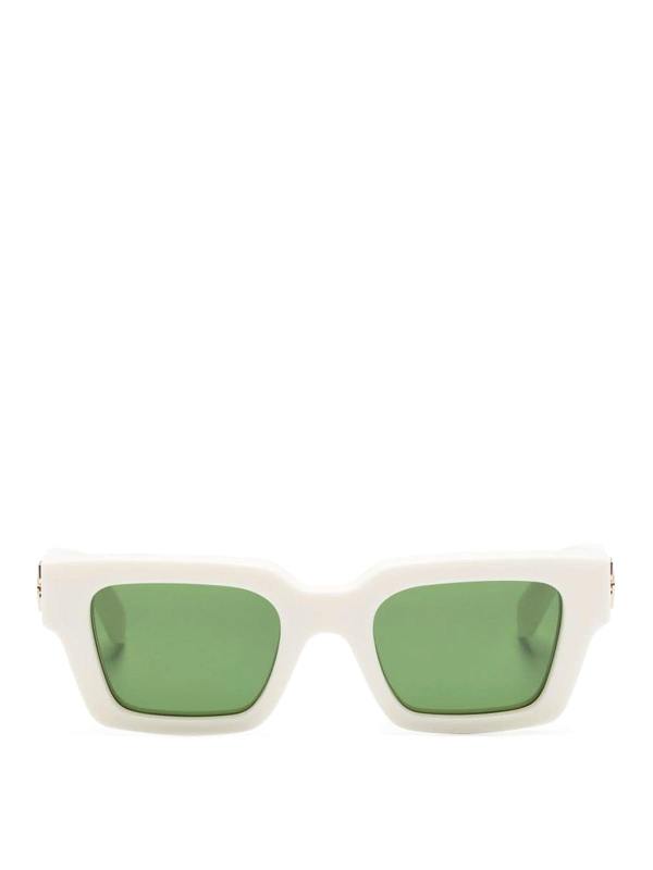 Off-White Lunettes De Soleil - Crème
