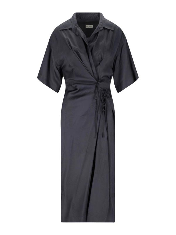 Dries Van Noten Maxi Robe - Gris