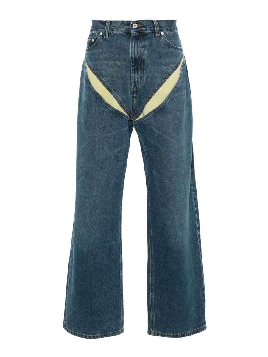 Y/Project Jean Bootcut - Bleu