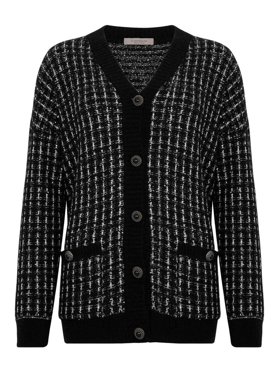 D. Exterior Cardigan - Noir