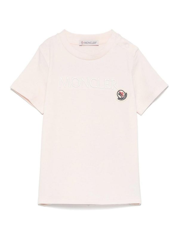 Moncler Jr T-Shirt - Couleur Chair