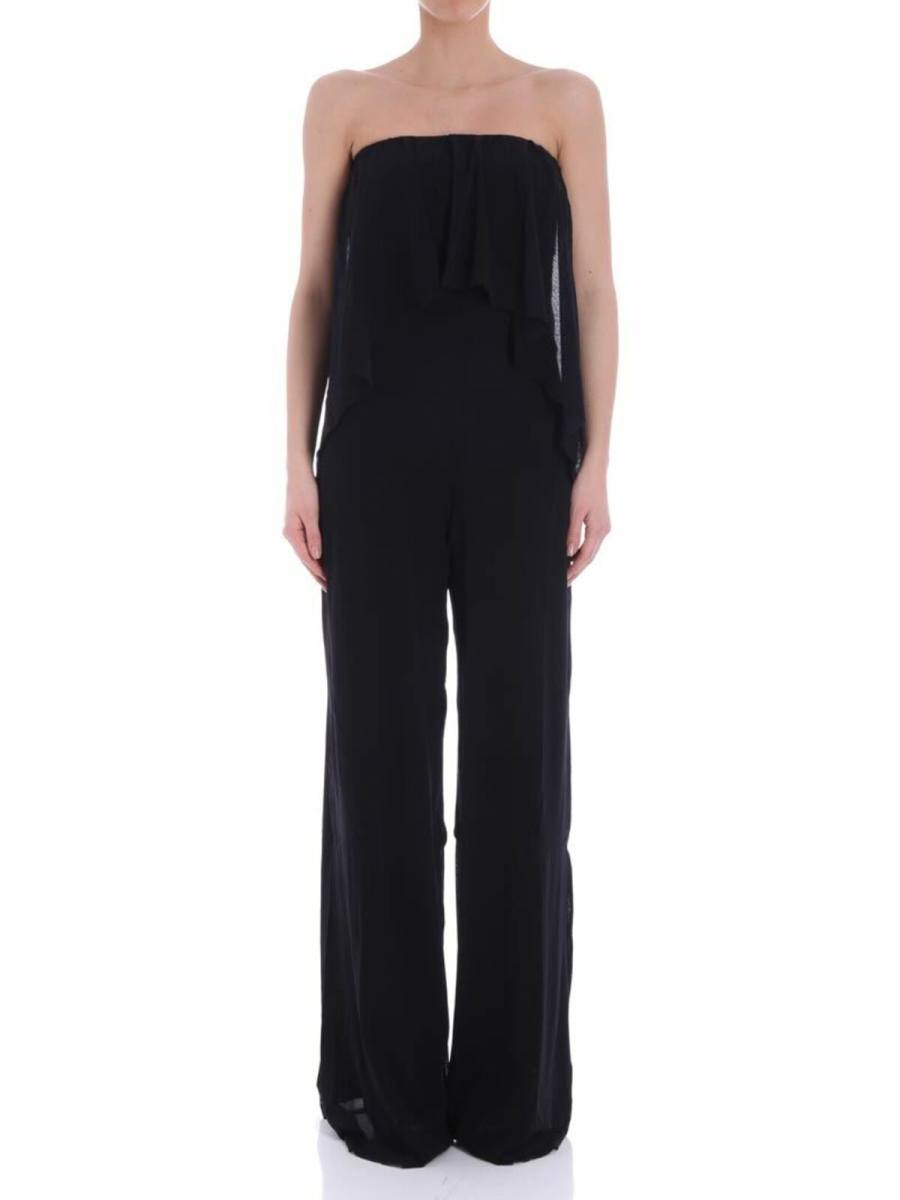 Fuzzi Robe Au Genou - Noir