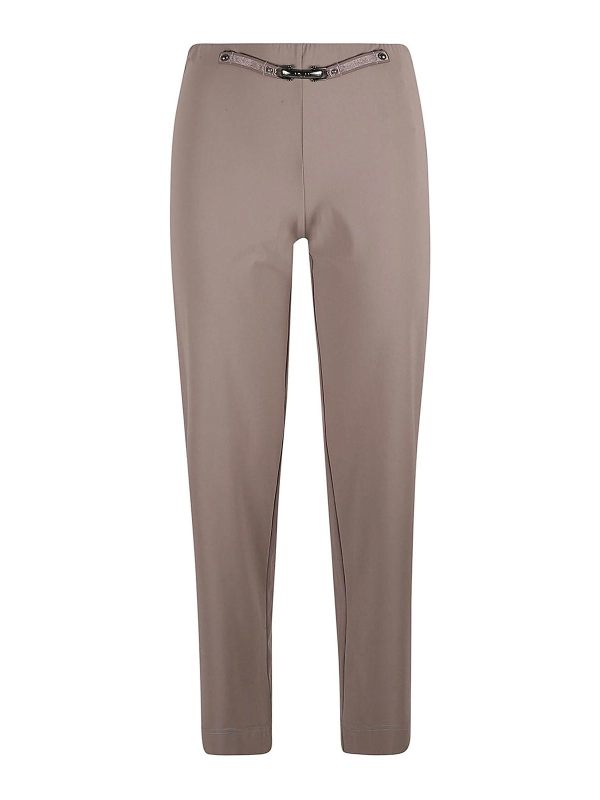High Pantalons Décontractés - Gris