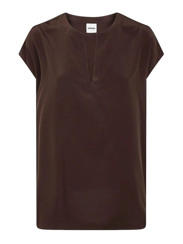 Aspesi Top - Marron