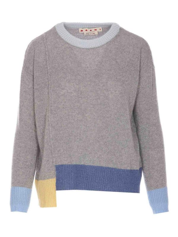 Marni Pull Col Rond - Gris