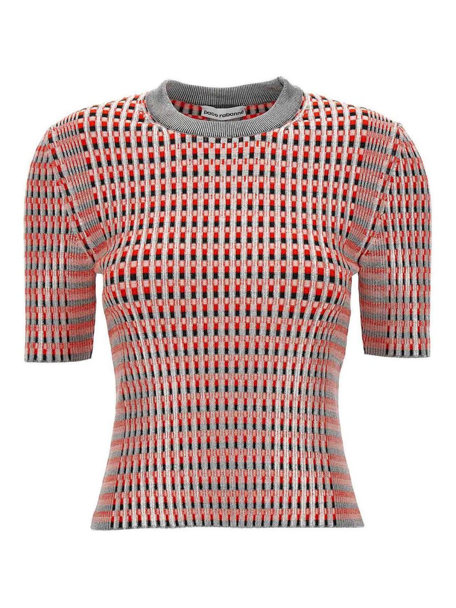 Rabanne Pull Col Rond - Multicolore