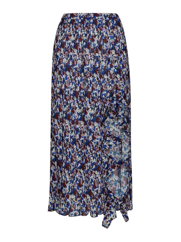 Ganni Jupe Midi - Multicolore