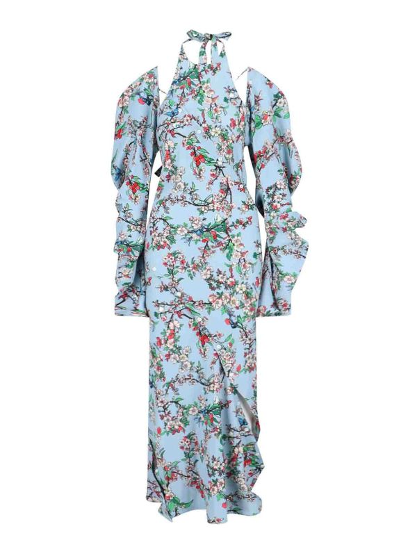 Setchu Maxi Robe - Bleu