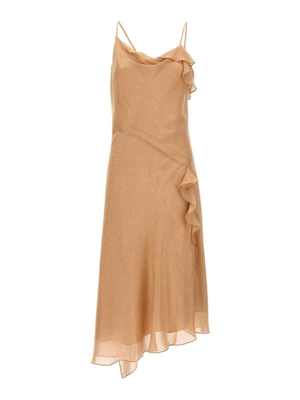 Victoria Beckham Robe Au Genou - Couleur Chair