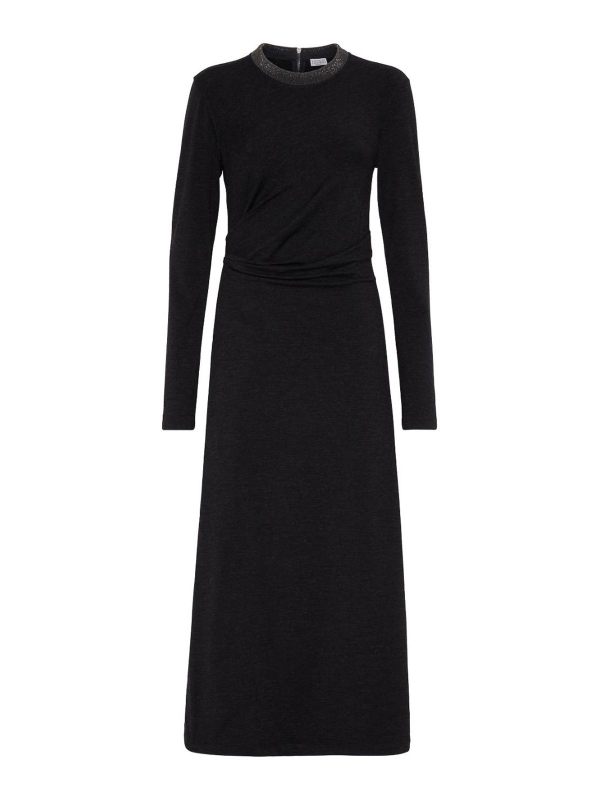 Brunello Cucinelli Maxi Robe - Gris