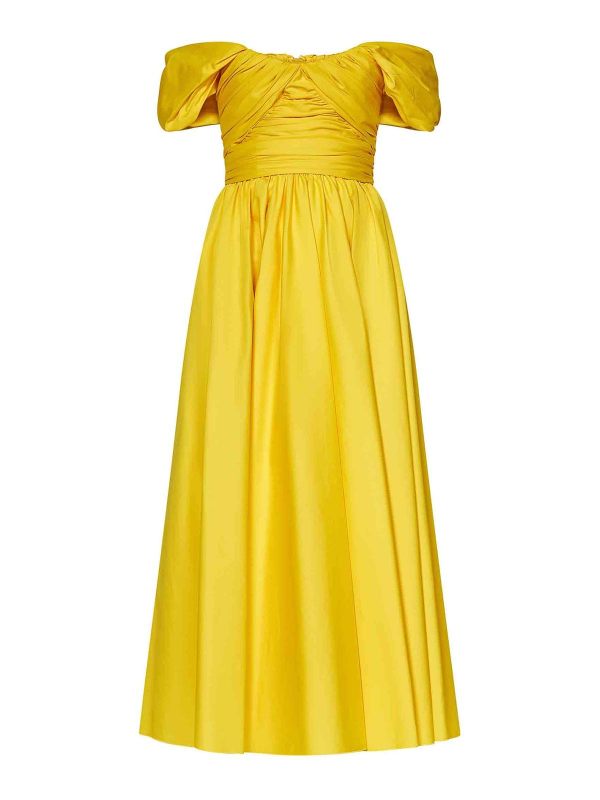 Giambattista Valli Robe Au Genou - Jaune