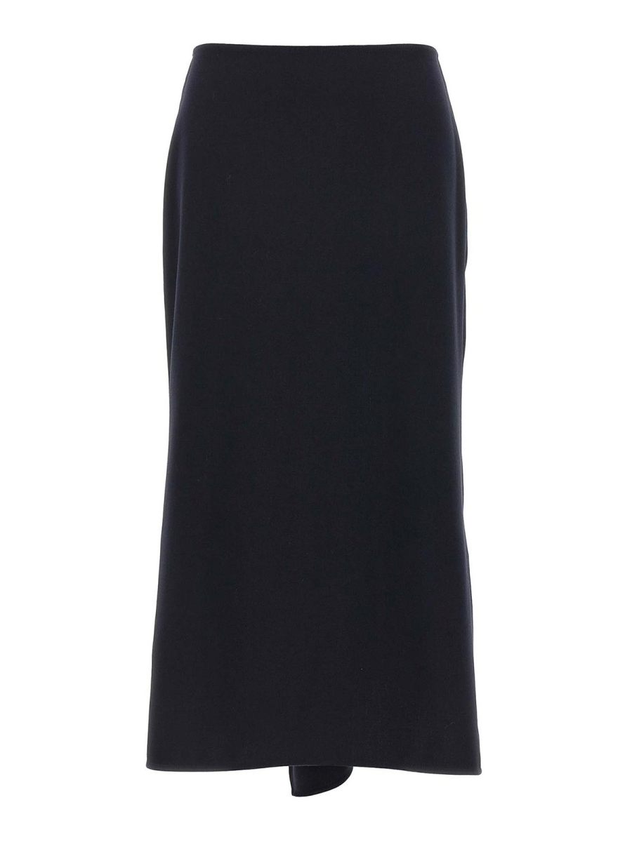 Victoria Beckham Jupe Midi - Bleu