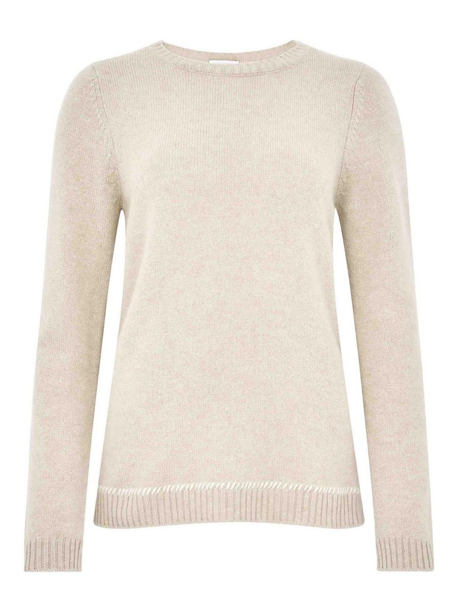 Be You Pull Col Rond - Beige