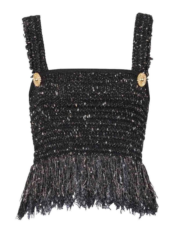 Balmain Top - Noir