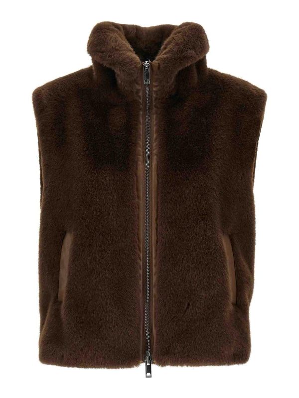 Pinko Gilet - Marron