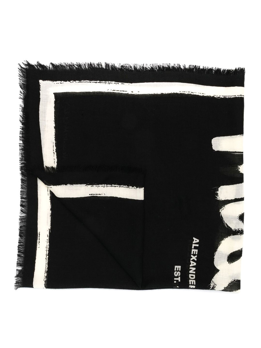 Alexander Mcqueen Écharpe - Noir
