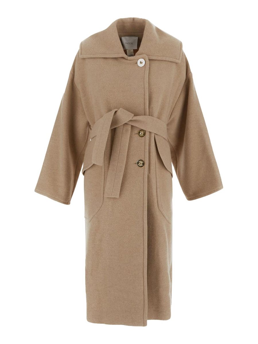 Patou Manteau Court - Beige